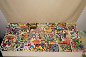 lot 132 image: Vintage Marvel Comics - Low Cover Prices