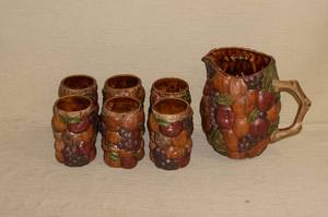lot 183 image: Pitcher and Cup Set