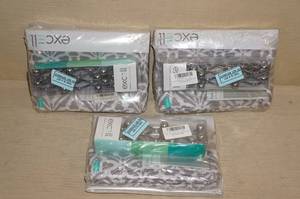 lot 186 image: 3 Shower Curtains with Hooks
