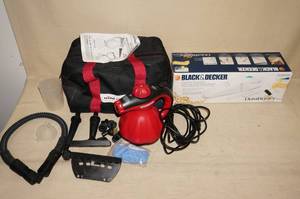 lot 189 image: Scuunci Steamer, Black & Decker Dustbuster
