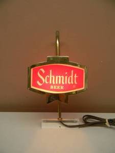 lot 33 image: NOS SCHMIDT BEER REGISTER LIGHT - WORKS - SEE PICTURES