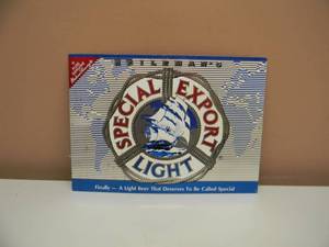lot 52 image: SPECIAL EXPORT TIN SIGN - APPROX 12 BY 9 - SEE PICTURES