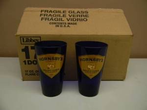 lot 102 image: NEW IN BOX - 12 HORNSBY PINT GLASSES - SEE PICTURES