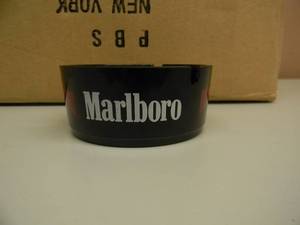 lot 112 image: CASE OF ABOUT 70 UNUSED MARLBORO ASHTRAYS - SEE PICTURES