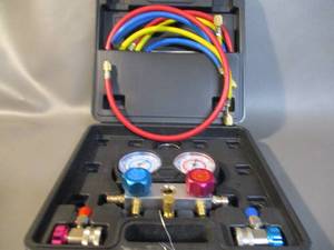 lot 56 image: Pittsburgh Manifold Gauge Set