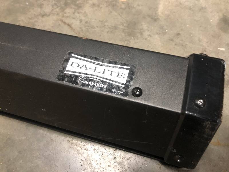 lot 52 image: Da-Lite 1610 Motorized Wall  Ceiling Cosmopolitan Video Projection Screen - 113 Diagonal