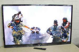 lot 1 image: Sharp LC-60LE830U 60 AQUOS LED High Definition TV  Television  Display  Monitor with HDMI Cable & Remote Control