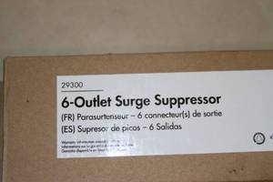 lot 26 image: Lot of 4 - NEW in Boxes -  C2G 6 Outlet Power Strips with Surge Suppressor