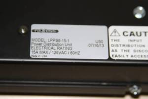 lot 27 image: Raxxess Low Profile 6 Duplex 12 Outlet 15 Amp 120V AC Power Strip