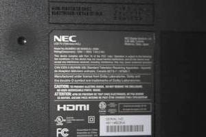 lot 33 image: 55 LED Edge Lit Commercial Grade Pro Display with Integrated Tuner - NEC Model E554