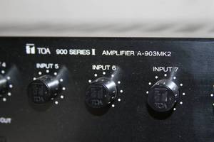 lot 46 image: TOA Electronics 900 Series Modular Pro Audio Power Amplifier  Mixer