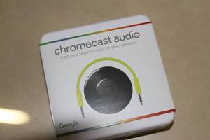 lot 55 image: Lot of 3 NEW Google Chromecast Audio Wireless Streaming Music Units