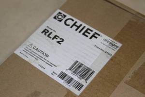 lot 90 image: New Chief Large FIT Universal Fixed Wall Display Mount for 32 - 72 TVs & Monitors