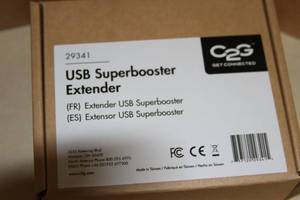 lot 91 image: Lot of 3 - NEW - C2G USB Over Cat5 Super Booster  Superbooster Extender Dongle Kit