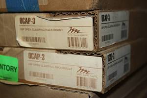 lot 93 image: Lot of 21 NEW Middle Atlantic Open Clamp Equipment Rack Rackshelf Units - OCAP Series 3RU