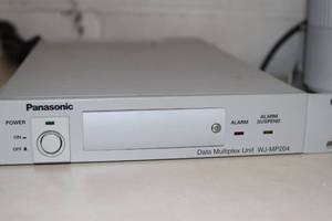 lot 116 image: Panasonic Surveillance CCTV Video Monitoring Dome Cameras Multiplex & Control Unit