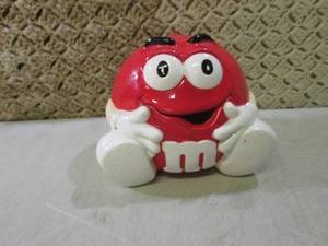 lot 45 image: Ceramic M&M Container  C-4...