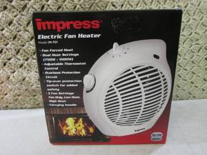 lot 61 image: Impress Electric Fan Heater  D-3...