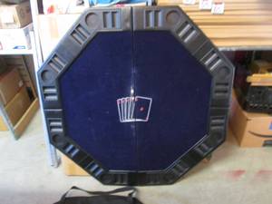 lot 88 image: Portable Poker Table Top with Carry...