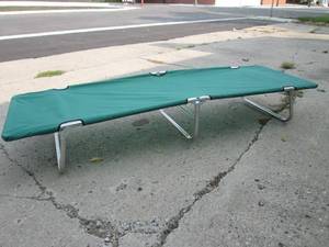 lot 98 image: Portable Folding Cot  RMT...
