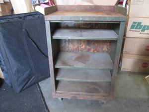 lot 103 image: Metal Cabinet on Wheels  FD...