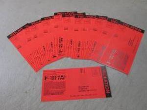 lot 113 image: 12 Fake Parking Tickets  CNTR...