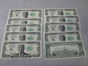 lot 114 image: 10 Donald Trump 45th President 1 Bi...