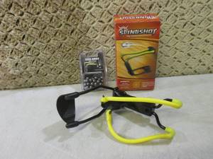 lot 118 image: Slingshot with Pack of Ammo  EC1...