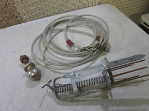 lot 128 image: Trap, Cable and Ball Hitch  F-0...