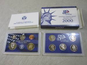 lot 132 image: 2000 United States Mint Proof Coin ...