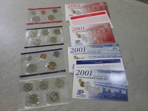 lot 139 image: 2001 United Staes Mint Uncirculated...