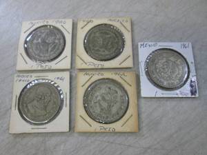 lot 141 image: 1960s Mexico Paso Coins  CNTR...