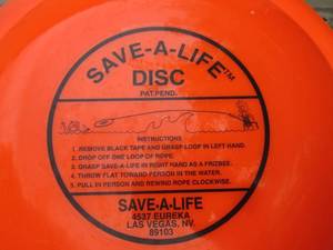 lot 166 image: Save-A-Life Rescue Disc  UE-1...