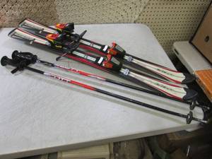 lot 169 image: Pair of Elan Snow Skis with Scott P...