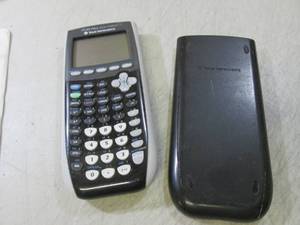lot 185 image: Texas Instruments TI-84 Plus Silver...