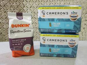 lot 206 image: 1 Bag of Coffee 2 Boxes of K-Cup Po...
