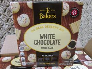 lot 228 image: Case of 6 Boxes Bakers White Chocol...