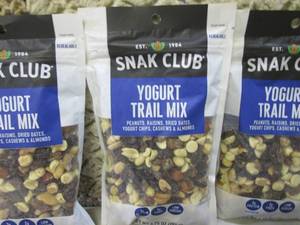 lot 231 image: 6 Bags of Yogurt Trail Mix Best by ...