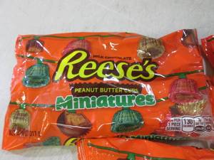 lot 241 image: 3 Bags of Reeses Peanut Butter Cups...