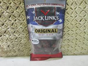 lot 243 image: Big Bag of Jack Links Original Beef...