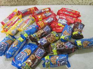 lot 280 image: Assorted Packs of Cookies Past Date...