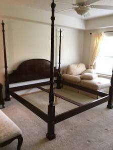 Karges King Size 4 Poster Bed