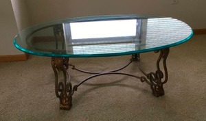 Glass Top Coffee Table