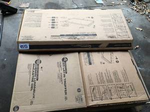 Pallet with Lithonia Lightning customer returns