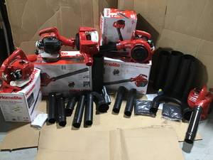 ASSORTED PALLED WITH HOMELITE GAS BLOWERS SEE PICS