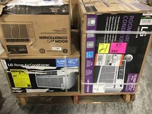 ASSORTED MIX PALLET WITH LGGE AIR CONDITIONERS SEE PICS