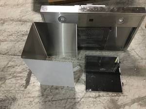 KOBE RANGE HOOD 30 in. 600 CFM Stainless Steel Wall Mount Perimetric Range Hood with Flame-Temp Sensor Auto OnOff and Fan Control