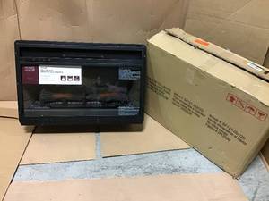 lot 18 image: COMBINATION ELECTRIC FIREPLACEHEATER Model #SF127-23AI2D &nbspin good condition 