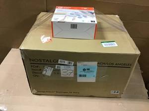 lot 37 image: Halo LT 5 in. and 6 in. 2700K Integrated LED White Recessed Ceiling Light Retrofit Trim, Warm White &nbspin good condition 