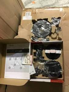 lot 50 image: Pfister 8P8-WS2-LRSB Ladera Single-Handle 3-Spray Tub and Shower Faucet in Matte Black (Valve Included) &nbspin good condition 